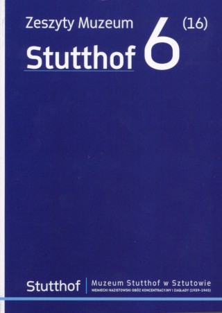 okładka Zeszyt Muzeum Stutthof Nr 6 (16)