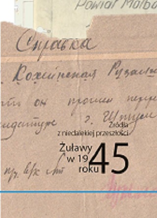 okładka Żuławy w 1945 roku. Źródła z niedalekiej przeszłości